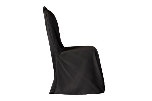 Matte Lamour Black chair cover